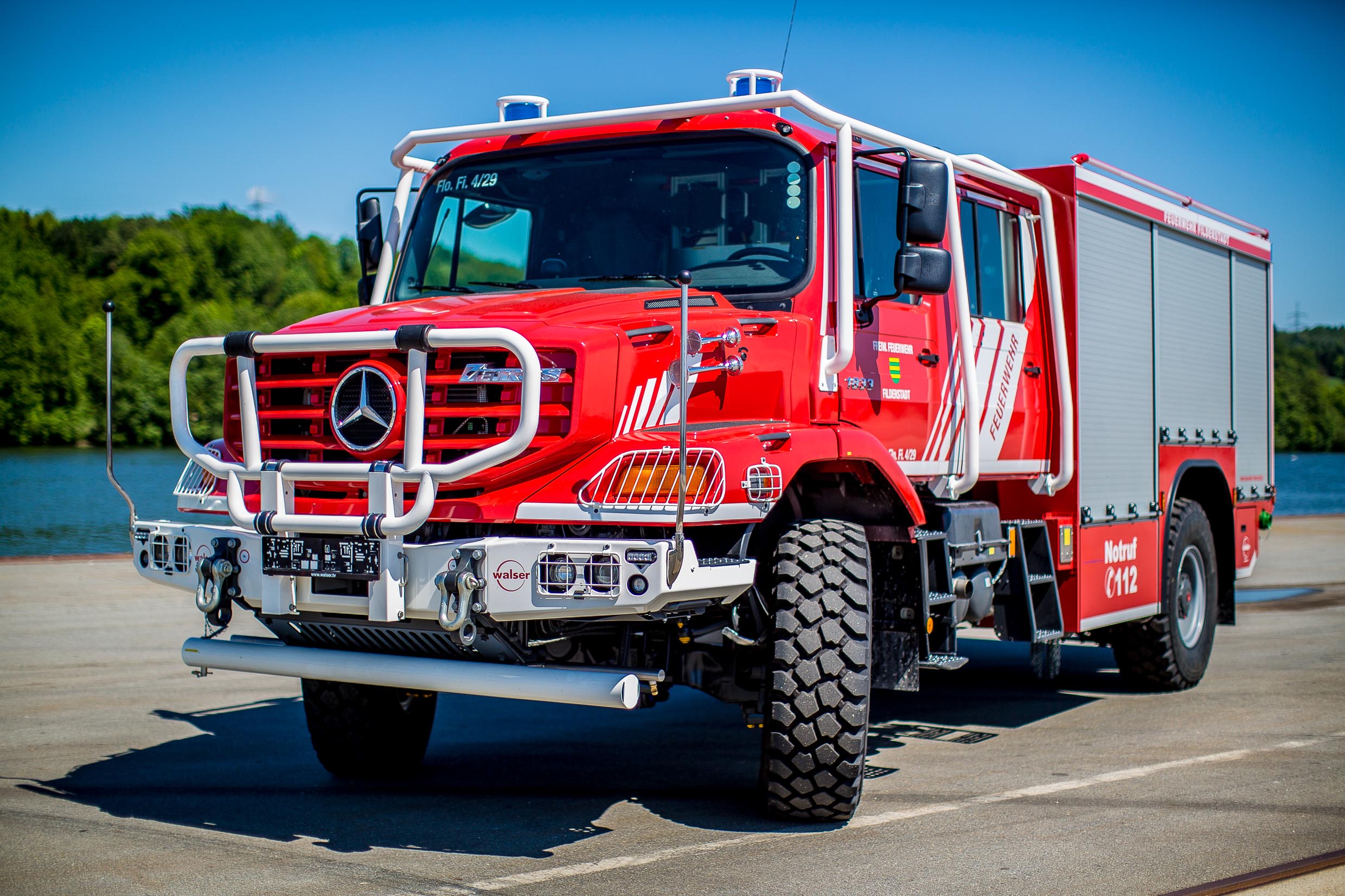 Zetros Fire Truck with Crew Cab